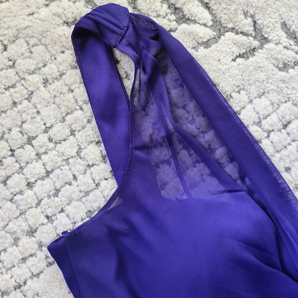 Onyx Nite Size 14 Purple Evening Gown - Picture 8 of 9
